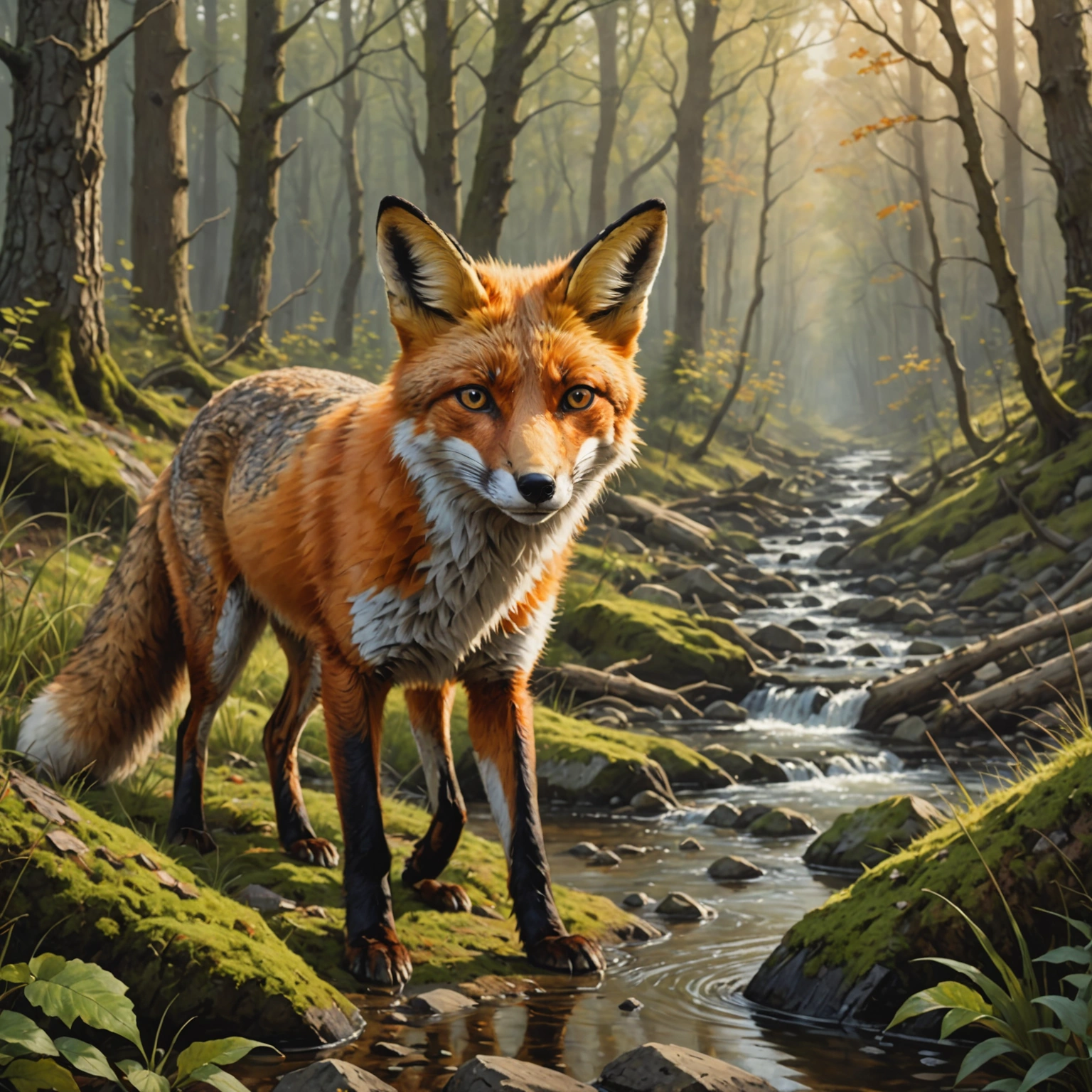 Лисы: Искусство охоты и удивительная адаптация в мире дикой природы