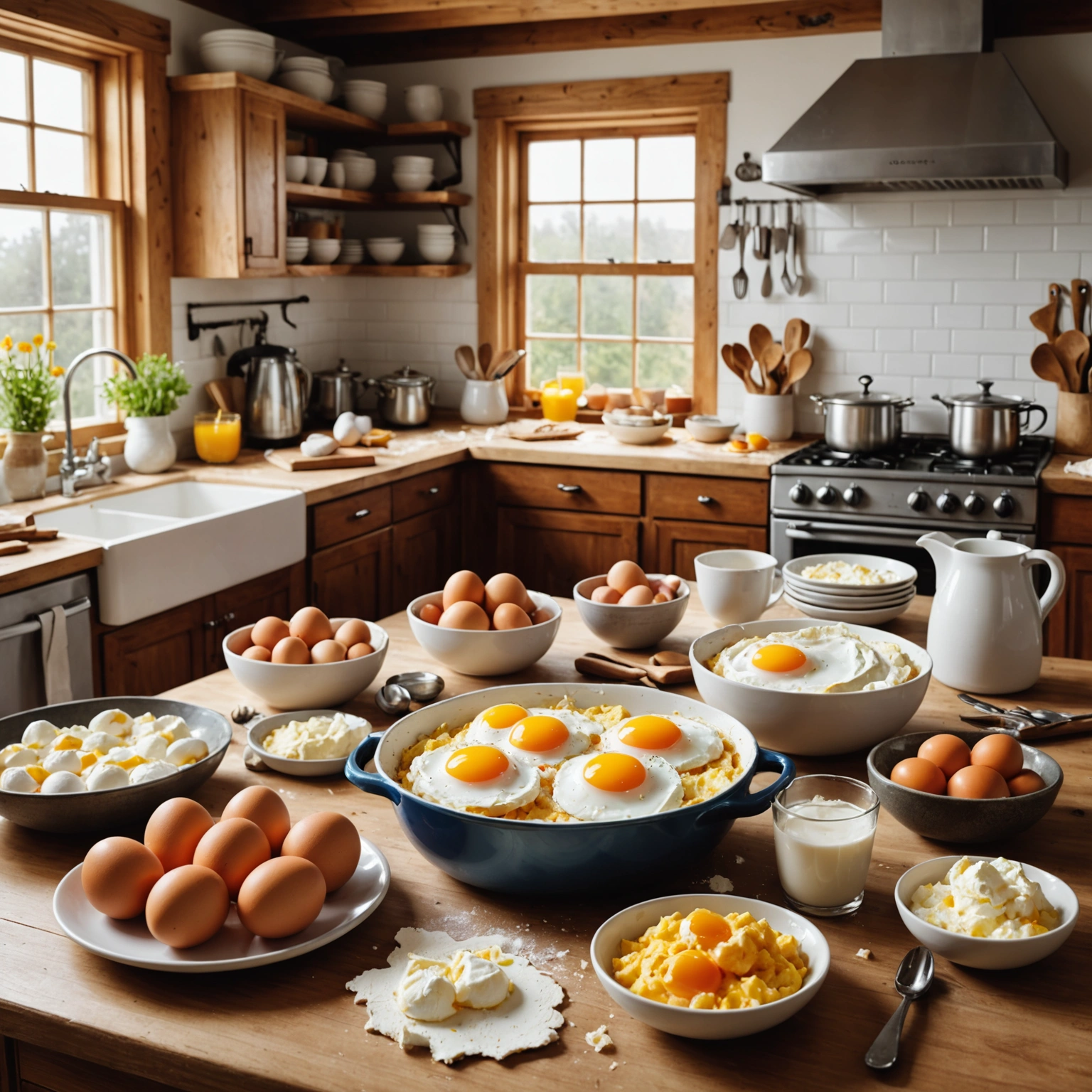 Искусство превращения простых ингредиентов в сладкие шедевры: что можно приготовить из яиц и муки сладкое